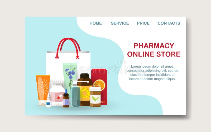 Download Pharmacy Shopping Paper Bag / Package Mockup For Your Logo, In Front Of Shelves With Medicine ...