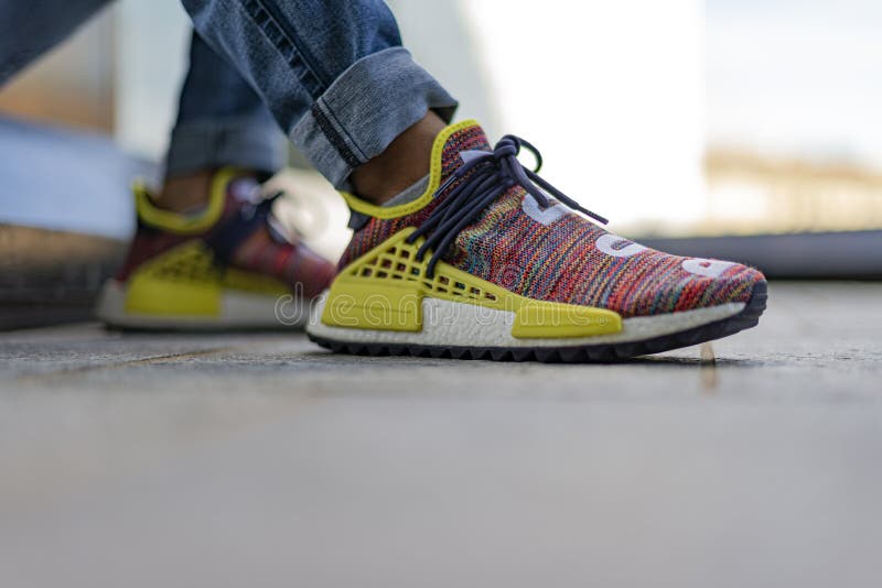 Pharrell Williams Human Race Body and by Adidas Editorial Image - Image of clothing, athletic: 191371860