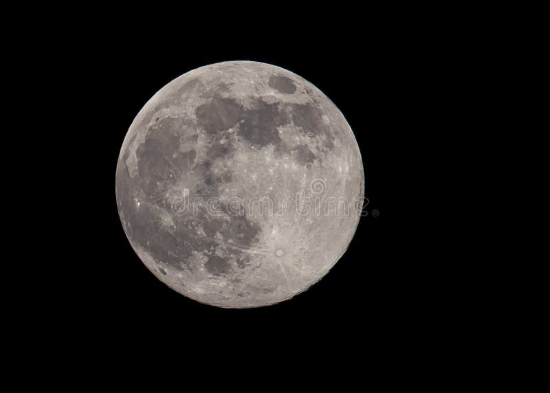 Phase of the Moon, Full Moon. Stock Photo - Image of crazy, bright ...