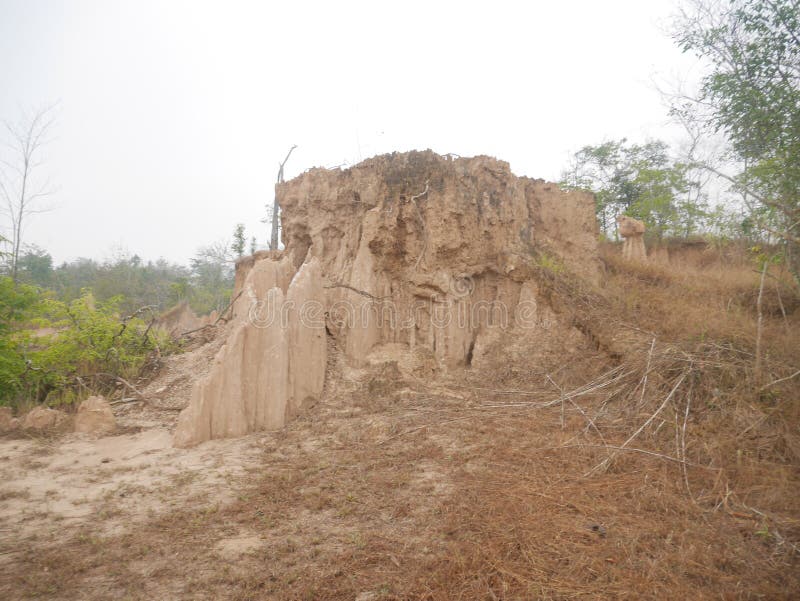 Phi Mueang Phae σε Phrae στην Ταϊλάνδη στοκ φωτογραφία Phi Mueang Phae σε Phrae στην Ταϊλάνδη στοκ φωτογραφία