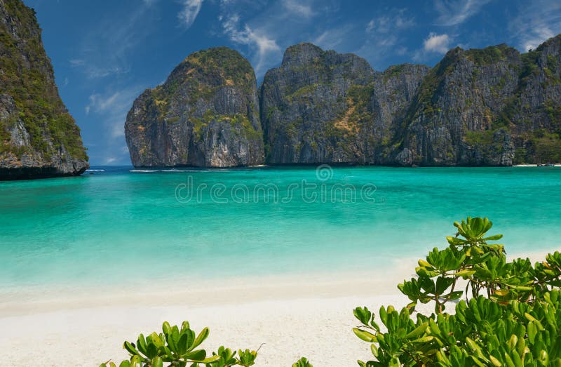 Phi-Phi Island, Krabi Province, Thailand. Stock Image - Image of landscape,  island: 46942177