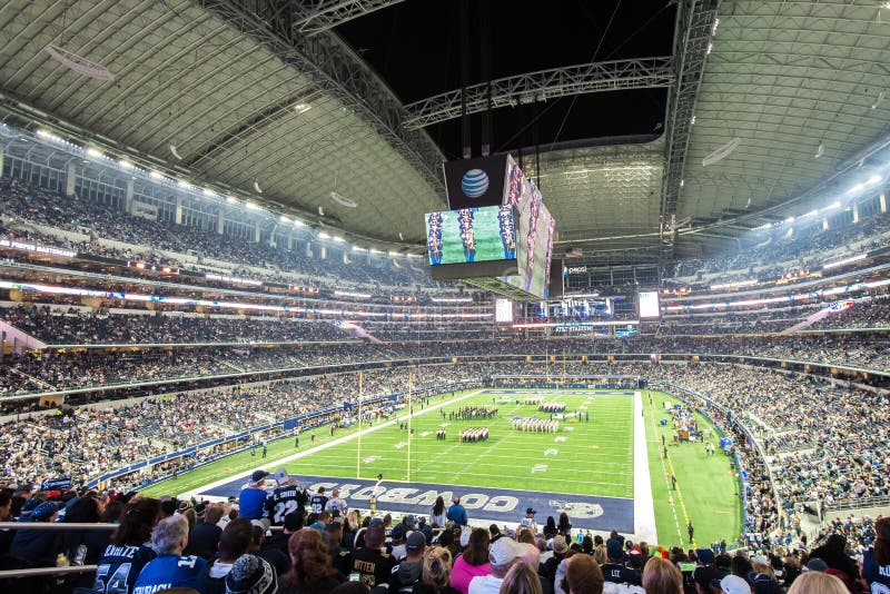 American football teams Philadelphia Eagles versus the Dallas Cowboys at AT & T Stadium in Arlington, Texas, USA. American football teams Philadelphia Eagles versus the Dallas Cowboys at AT & T Stadium in Arlington, Texas, USA.