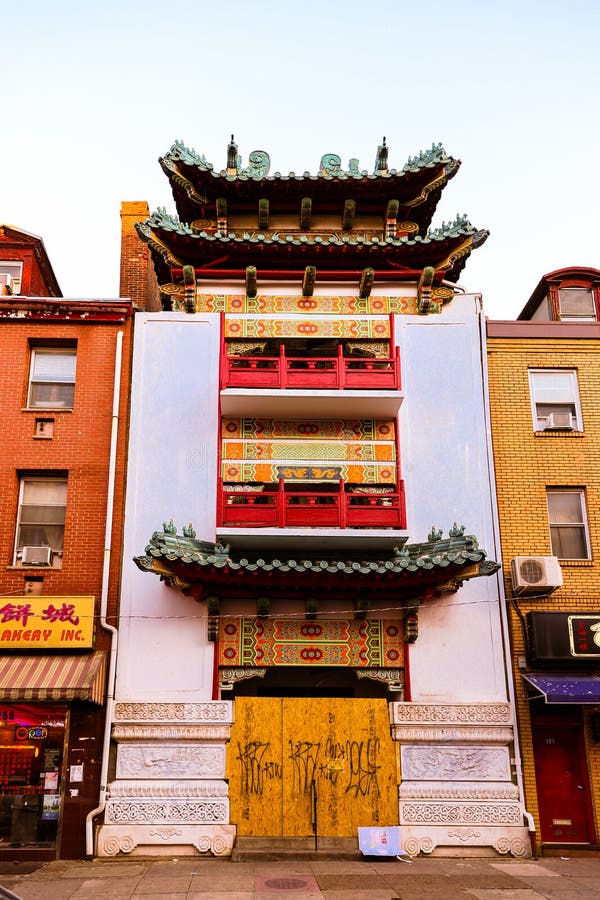 Chinatown, Philadelphia, PA Editorial Stock Photo - Image of vanishing