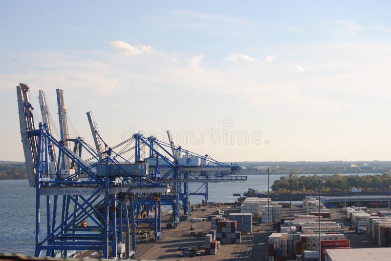 Philadelphia Port Authority Editorial Photography Image of cargo