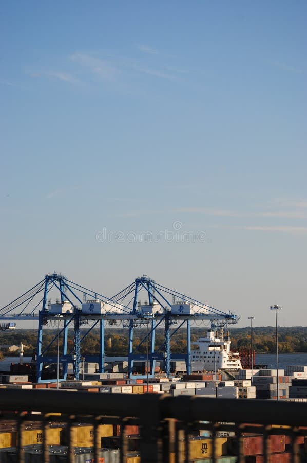 Philadelphia Port Authority Editorial Image Image of delaware, ship 46204160