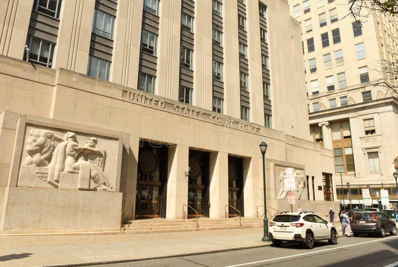 Philadelphia, USA May 29, 2018 United State Courthouse in Phi Editorial Stock Image Image