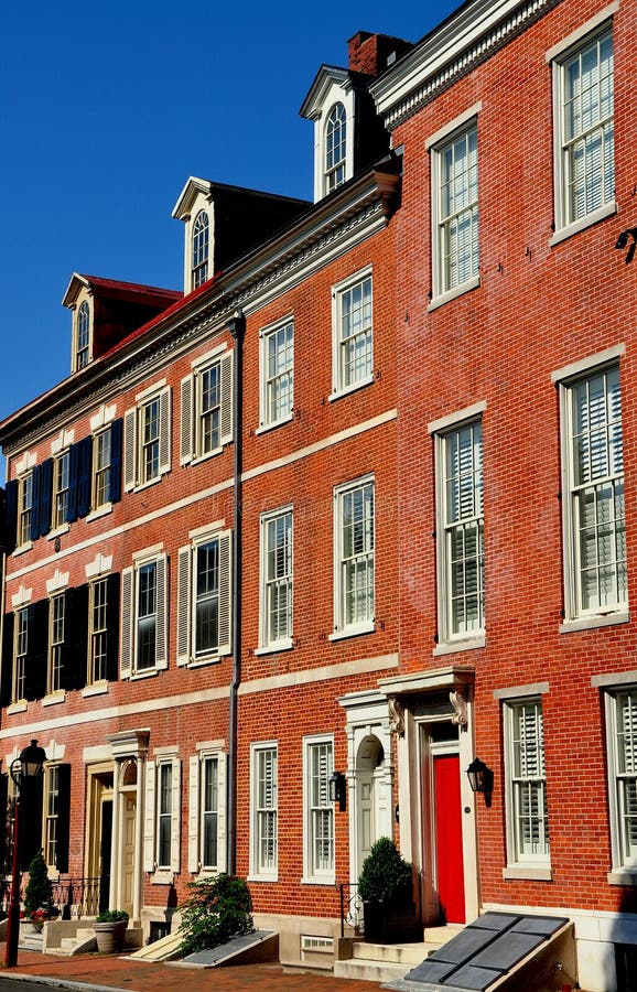 Philadelphie, PA : Chambres fédérales de 4ème rue de sud photographie stock Philadelphie, PA : Chambres fédérales de 4ème rue de sud photographie stock