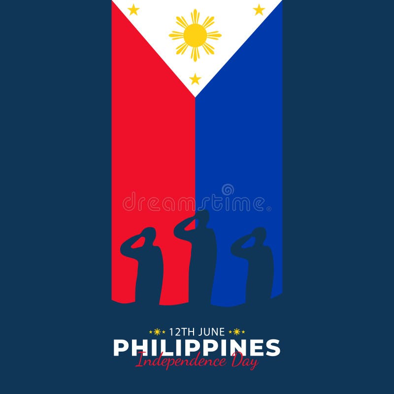 Philippine Independence Day Celebrated Annually On June 12 In Philippine Happy National Holiday Of Freedom Patriotic Poster Stock Vector Illustration Of Celebration Event