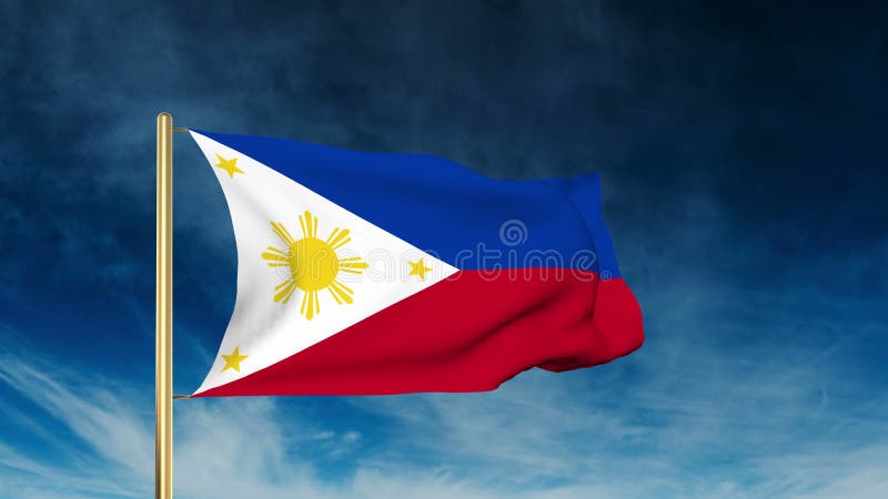 philippine flag waving animation