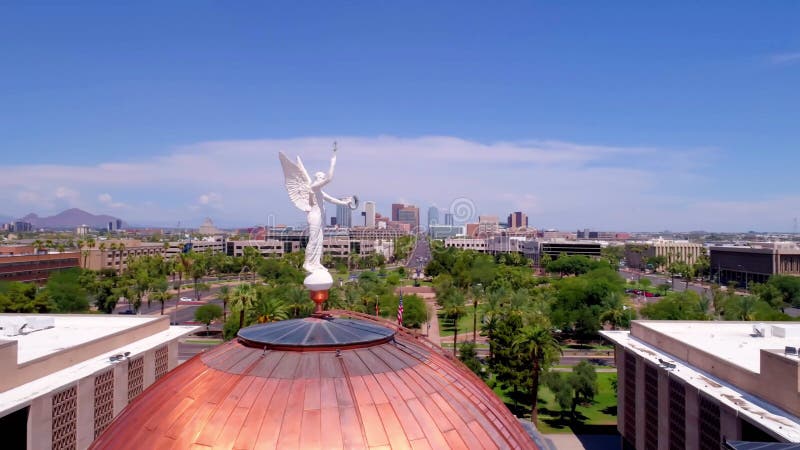 Arizona State Capitol, Phoenix, Arizona, USA Stock Video - Video of ...