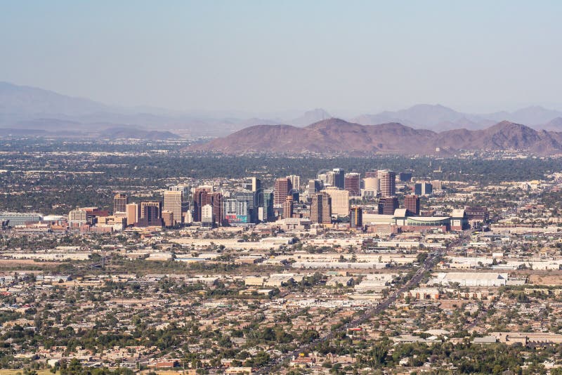 Phoenix Arizona Skyline royalty free stock image Phoenix Arizona Skyline royalty free stock image