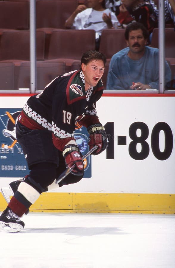 Phoenix Coyotes forward Shane Doan. Image taken from a color slide.