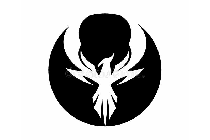 Phoenix logo design stock vector. Illustration of heraldic 197729639