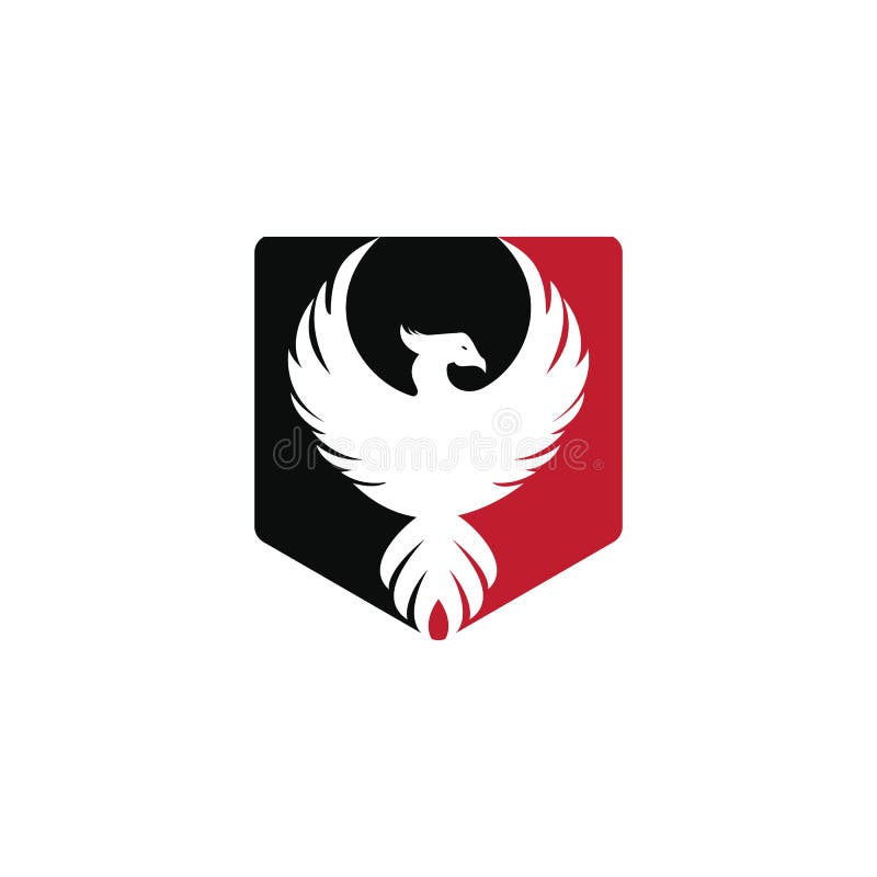 Phoenix Bird Vector Logo Design Stock Vector Illustration Of Brand Animal