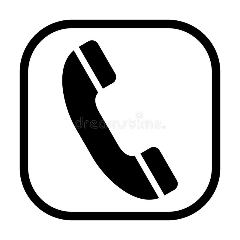 Telephone Icon Vector. Support Service Illustration. Call Phone Logo.  Contact Symbol. Stock Vector | Adobe Stock
