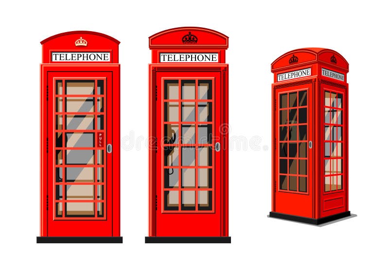Red Phone Box Stock Illustrations 2 700 Red Phone Box Stock Illustrations Vectors Clipart Dreamstime