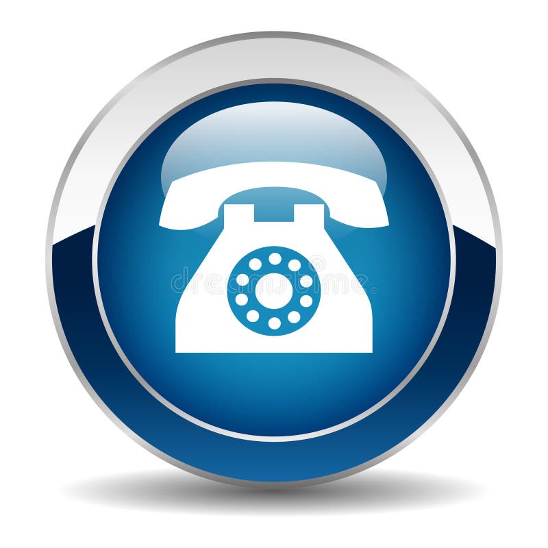 Phone button stock illustration Phone button stock illustration