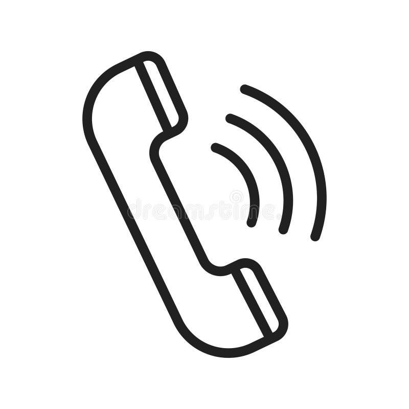Phone Call Icon Vector Image. Stock Vector Illustration of isolated