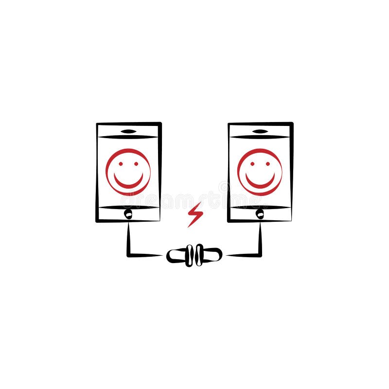 phone connecting technology icon. Element of multi color cloud technology icon for mobile concept and web apps. Detailed phone royalty free illustration phone connecting technology icon. Element of multi color cloud technology icon for mobile concept and web apps. Detailed phone royalty free illustration