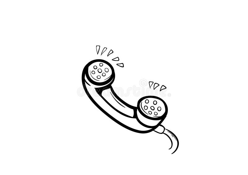 Phone Handles Doodle Icon Vector Stock Vector Illustration Of Hand Background 134924671