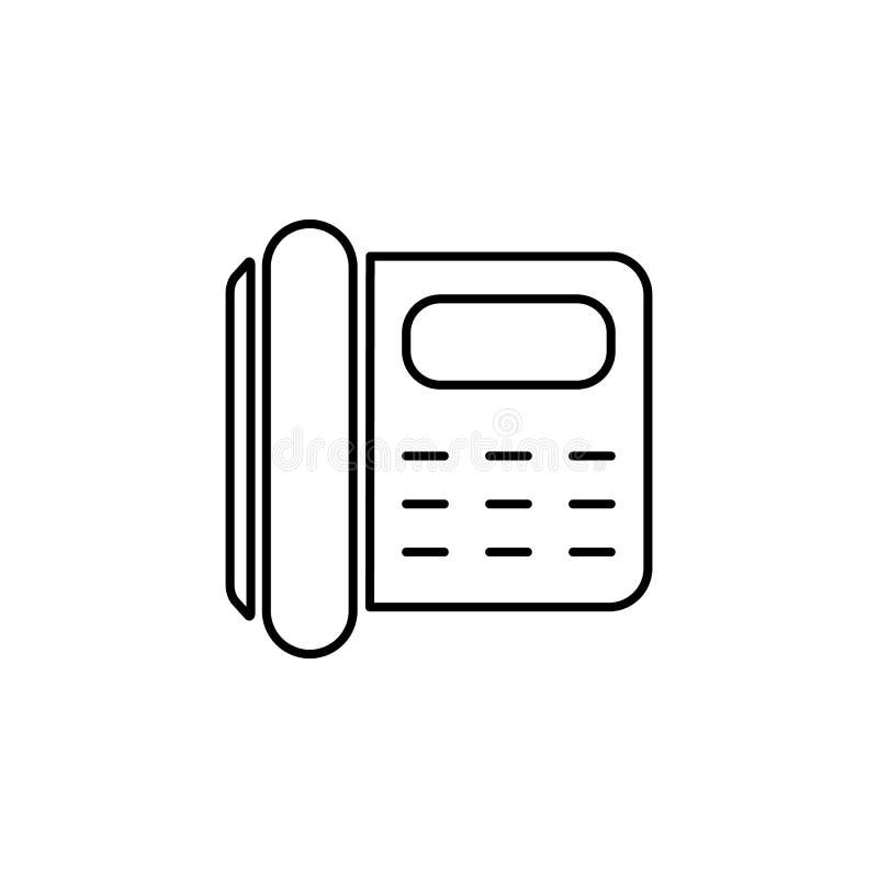 Phone Number Icon. Element Of Simple Travel Icon For Mobile Concept And Web Apps. Thin Line ...