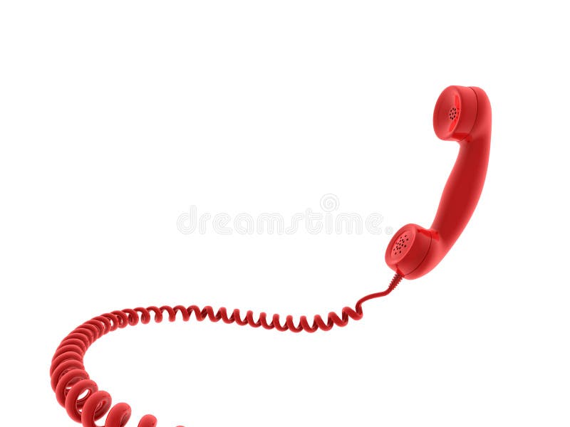 Phone receiver royalty free illustration