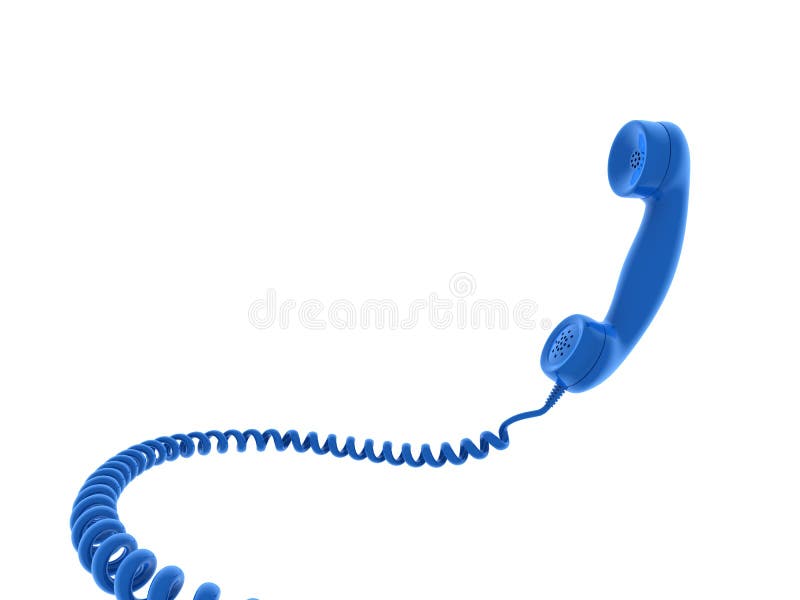 Phone receiver royalty free illustration