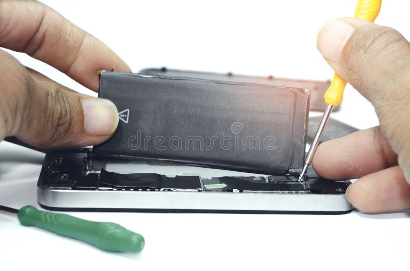Phone Motherboard or Fixing Repairs into the Motherboard for Smartphone in Lab by Professional