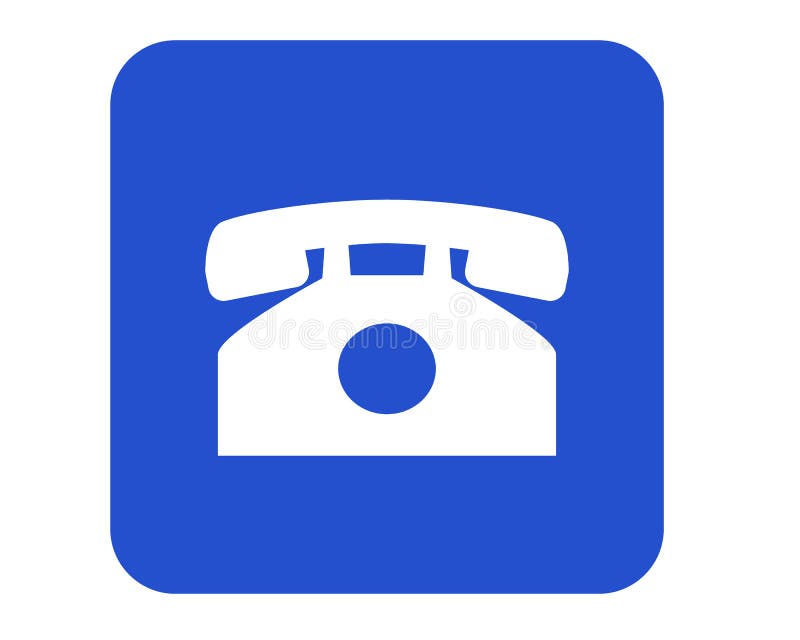 Phone sign stock vector. Illustration of sign, phone - 20554886