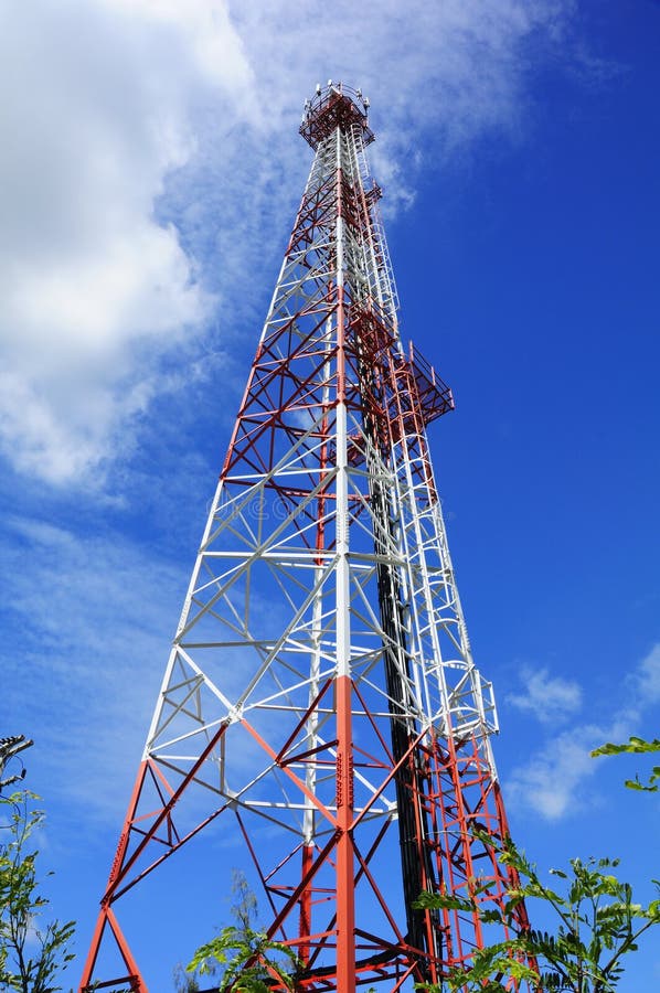 Phone tower stock photo. Image of cellular, business 16715398