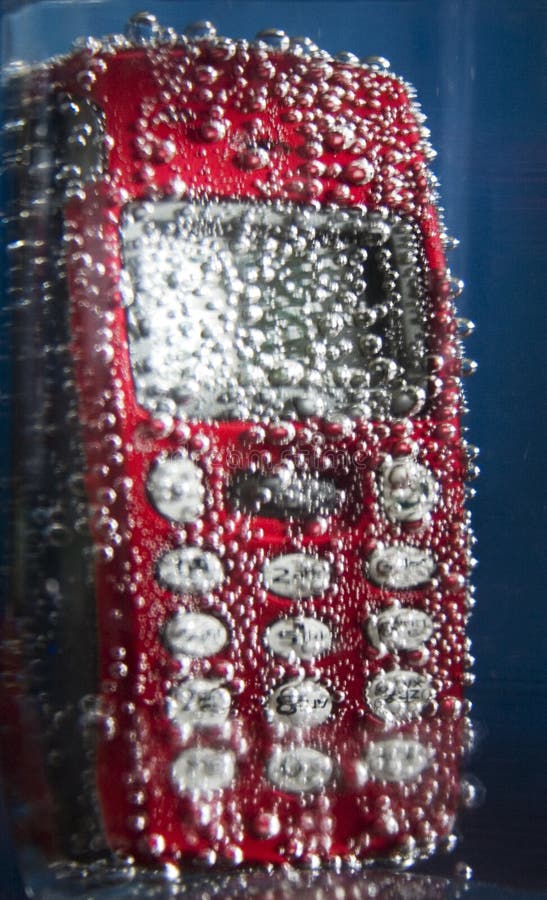 Phone underwater stock photo. Image of macro, lake, office 8460732