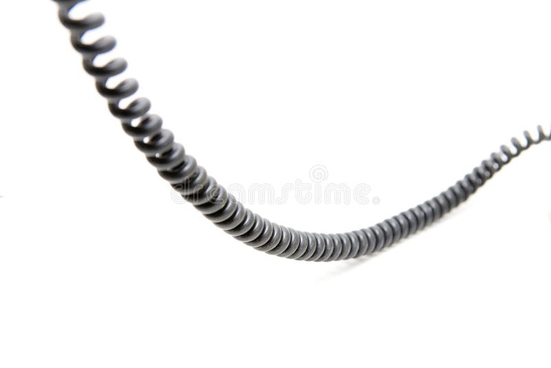 Phone Wire stock image. Image of tell, talk, isolated 1037603