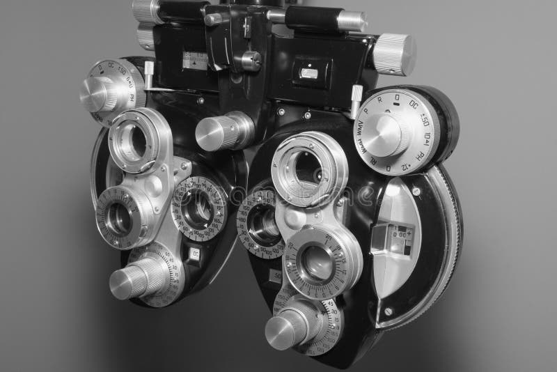 Equipment for Eye Exam stock image. Image of retinoscope 3645057