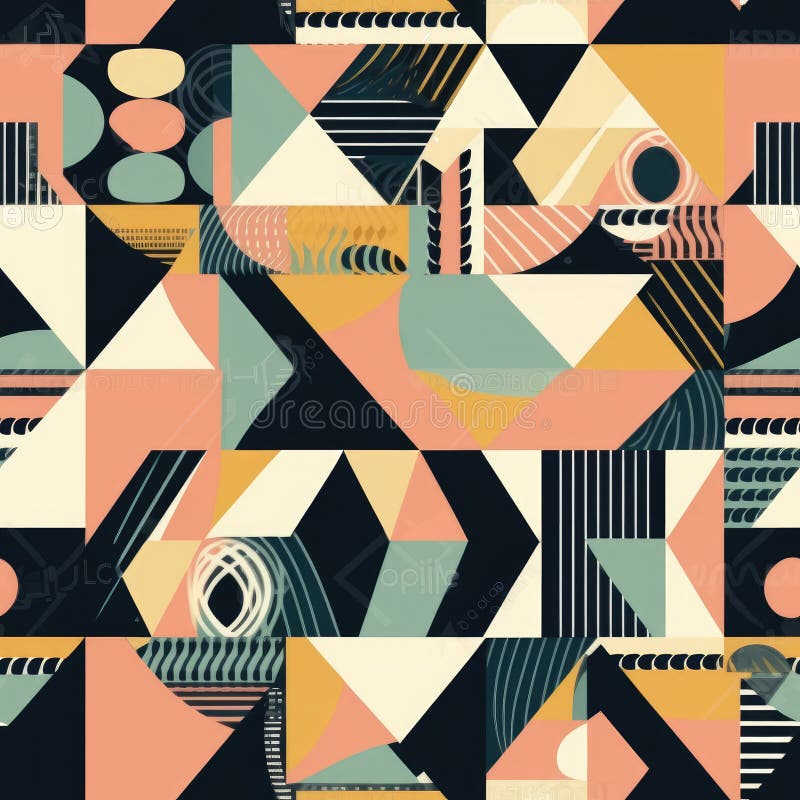 Photo Abstract Geometric Background Illustration Stock Illustration