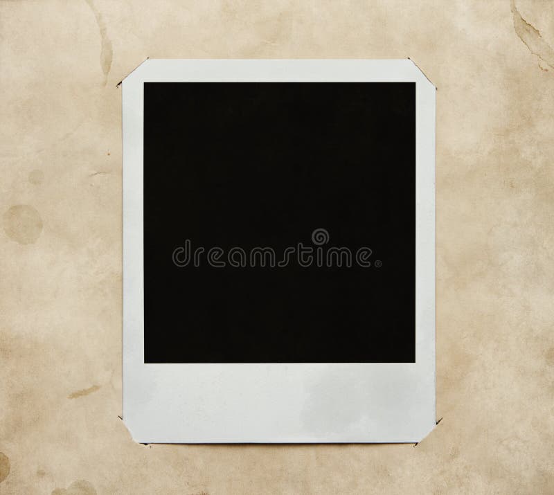Photo Album with Blank Picture Frame Stock Photo Image of blank