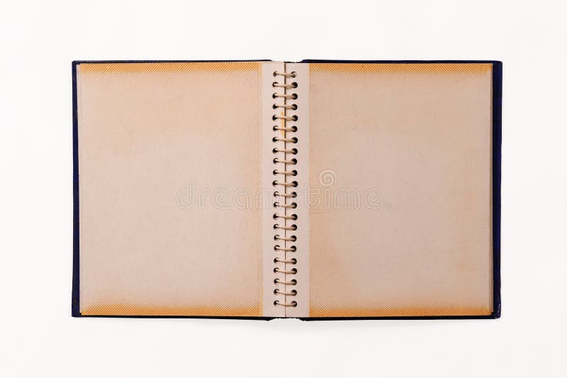 Photo Album on White Background Stock Photo Image of texture, design