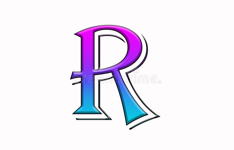 Algerian Gradient Retro Serif Alphabet Letters Calligraphy Letter Word Text Fonts Font Unique Stock Illustration Illustration Of Capital Calligraphy 204901153