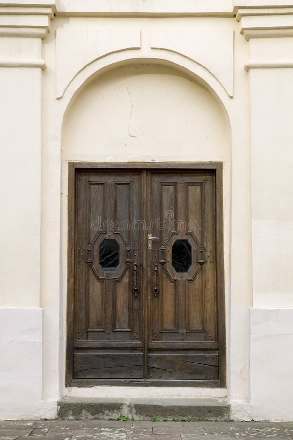Photo of Antique Vintage Old Style Wooden Door Stock Photo - Image of ...