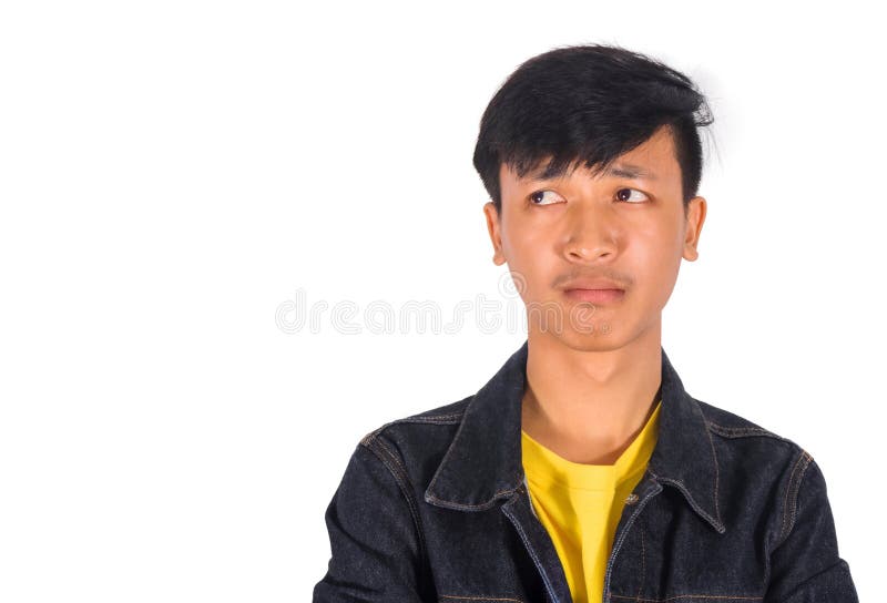 An Asian Man Makes Disgusted Face Stock Photo - Image of aversion ...