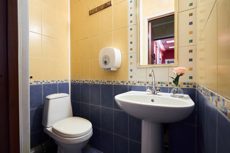 Photo of a Bathroom in a Studio Apartment Stock Image Image of
