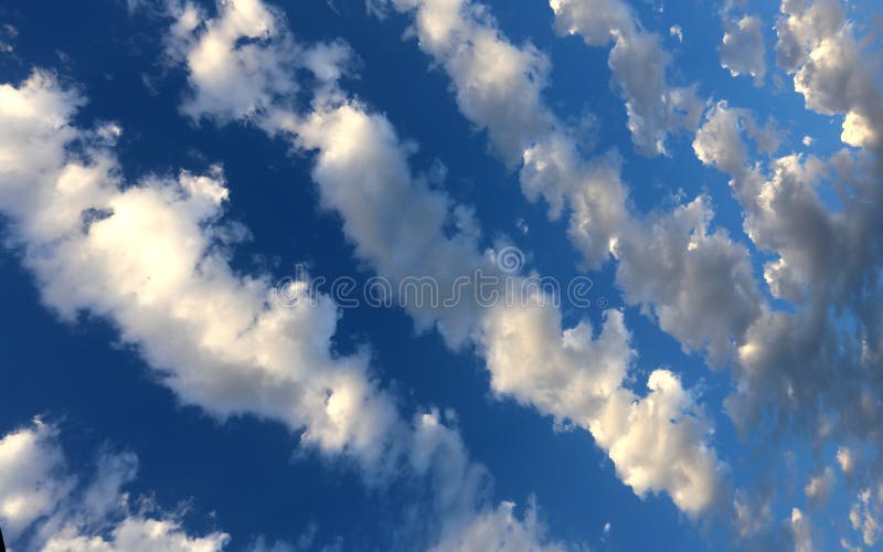 Photo of a beautiful unusual blue sky royalty free stock images