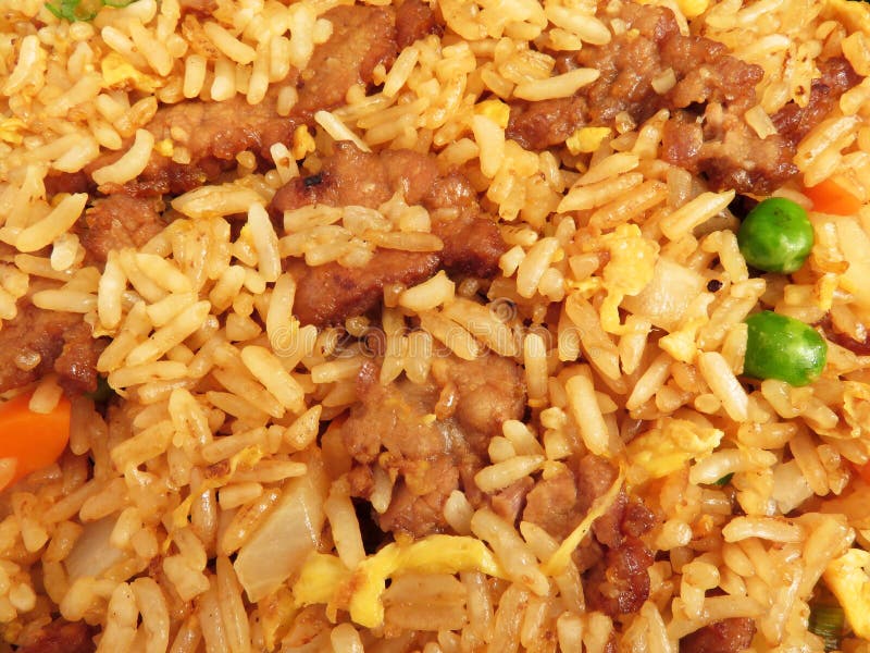 Beef Fried Rice Chinese Food Carry Out stock photos Beef Fried Rice Chinese Food Carry Out stock photos