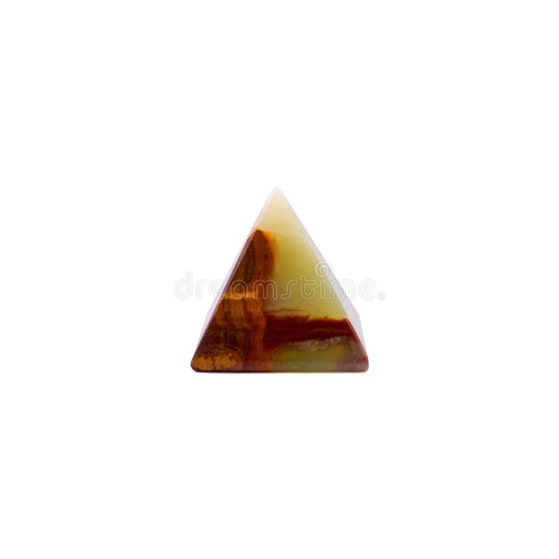 Photo Of Brown White Onyx Pyramid Isolated On A White Background Stock Image Image Of Pyramid Abstract Photo Of Brown White Onyx Pyramid Isolated On A White Background Stock Image Image Of Pyramid Abstract