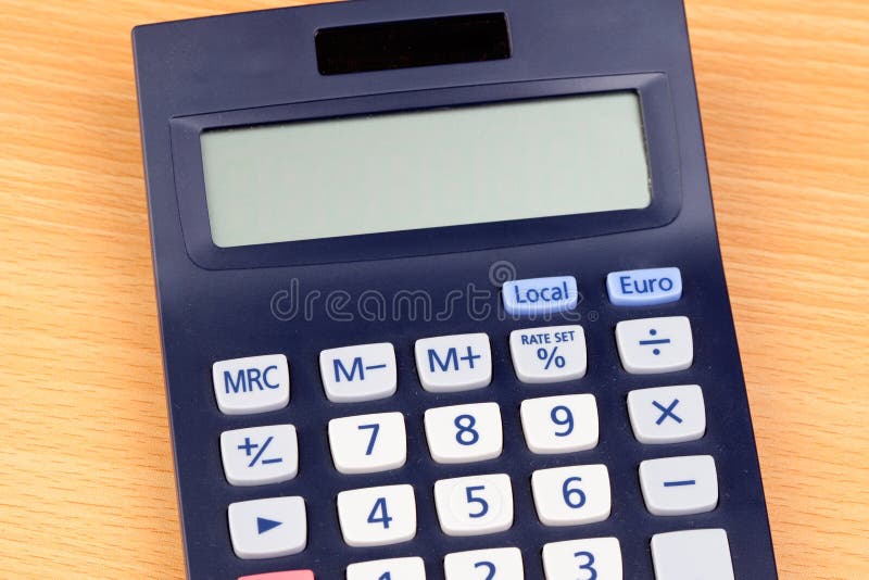 Photo of a calculator royalty free stock photography