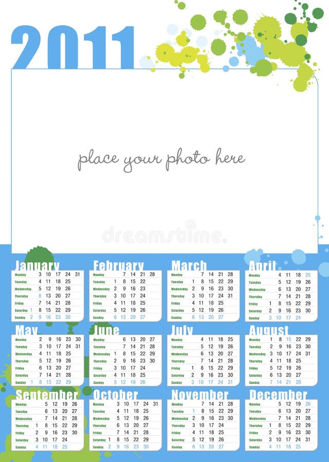 Photo-calendar in english for 2011