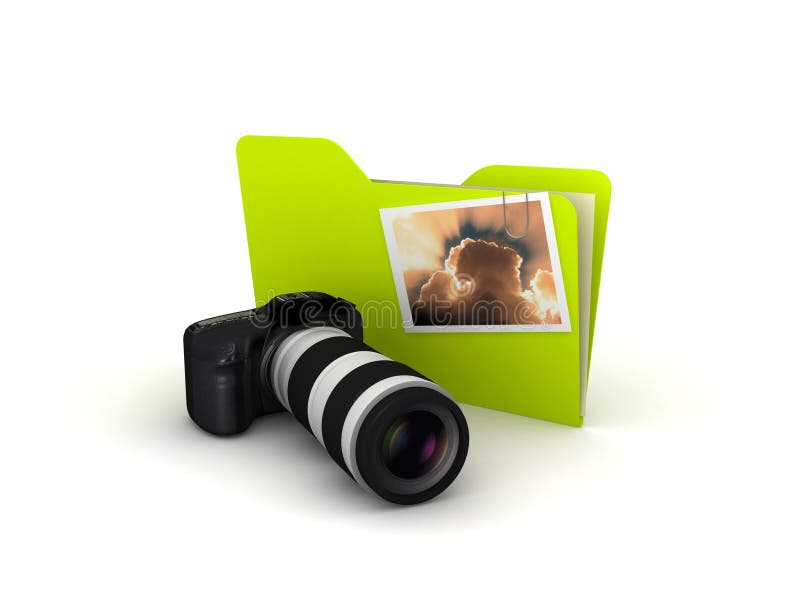 Photo camera with picture