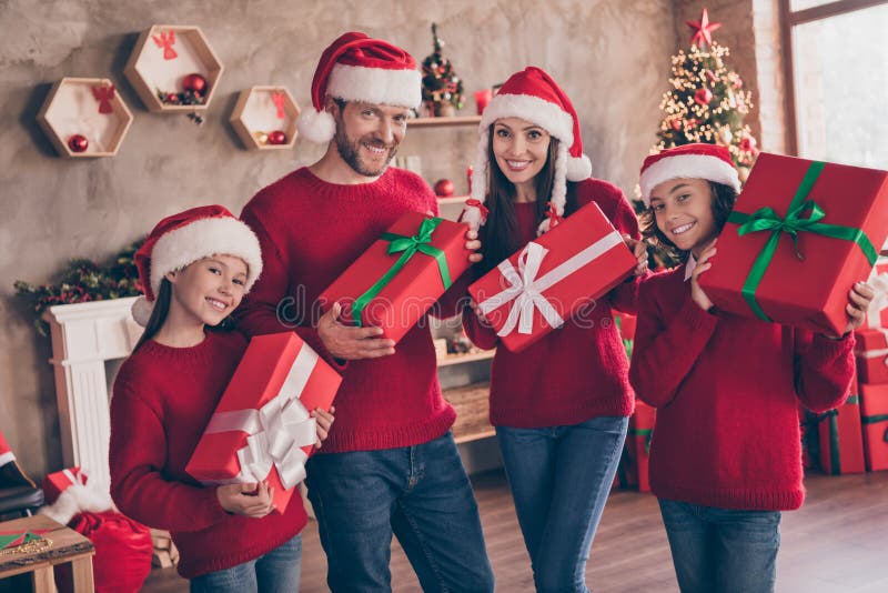 Photo of Charming Cute Brother Sister Husband Wife Holding Noel ... image photo