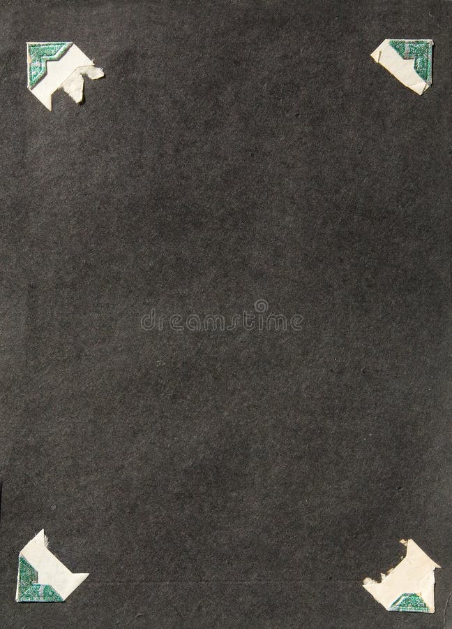 Photo Corner Tabs stock photo. Image of yellow, album 4079296