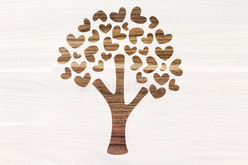Photo of Creative tree paper cutout in office royalty free stock images
