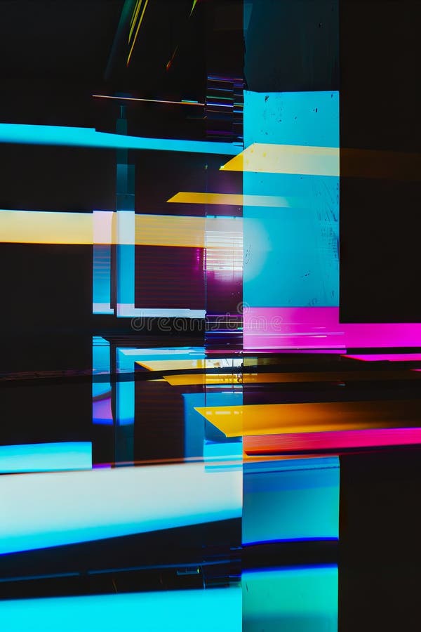 Photo d'une image abstraite colorée images stock